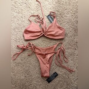 NWT OneOne Maggie Top & Ariel Bottom Bikini Set